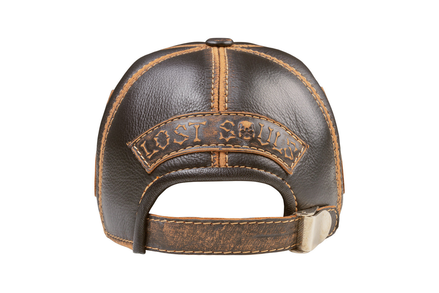 Legendary "Route 66" Leather Baseball Cap